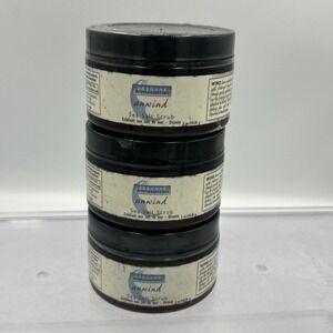 3 Jars Arbonne Aromassentials UNWIND Sea Salt Scrub Original 5oz New Sealed